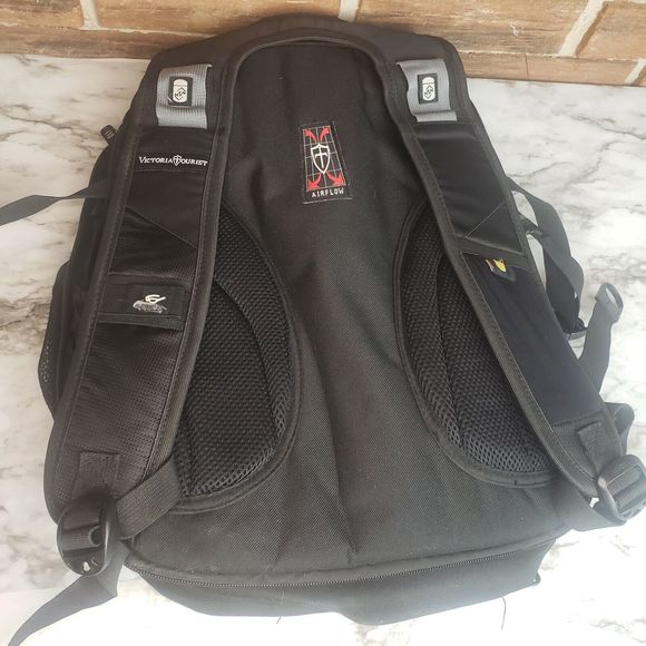 Victoria Tourist College Back Pack Ruck Sack Lap Top Back Pack Carry On - Picture 5 of 9